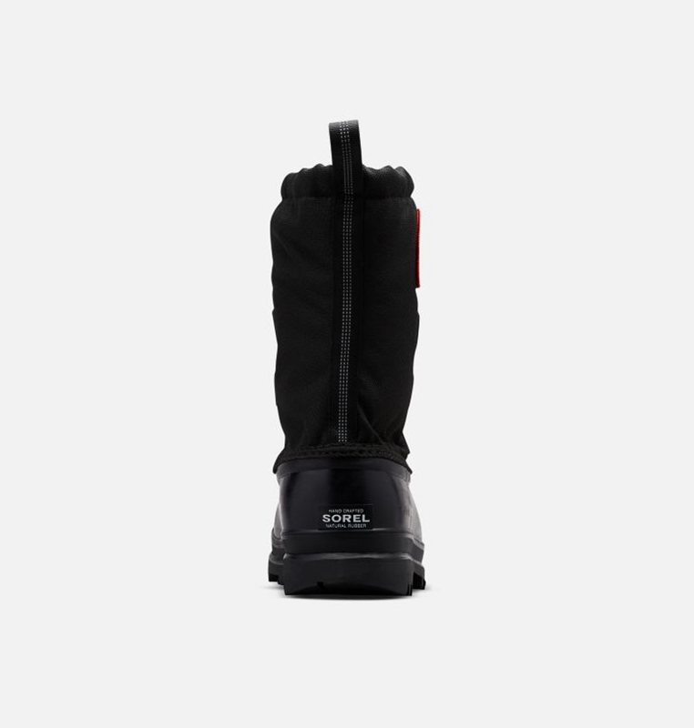 Botas Nieve Sorel Niños - Youth Glacier™ Xt Negras/Rojas - 09482-EZIW